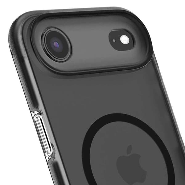 MagSafe-skal - DECODED - iPhone 17 Air - DropTec - Stötresistent - Svart Transparent Svart