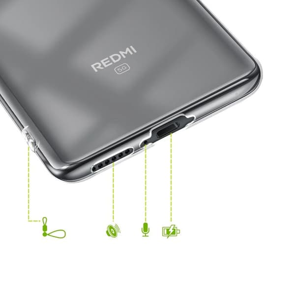Coque - BIGBEN - Xiaomi Redmi Note 15 4G/5G - Stødabsorberende - Genanvendt TPU - Anti-gulning Vit