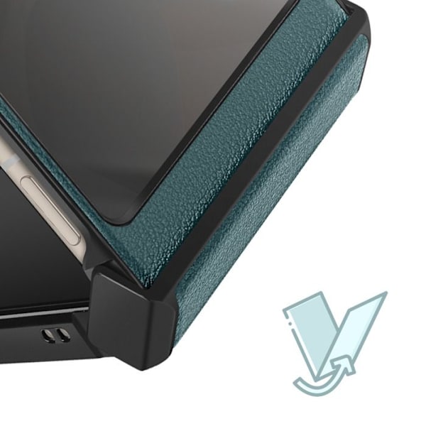 Coque Clapet för Motorola Razr 60 och 50 5G med Hängselskåda Grön Grön