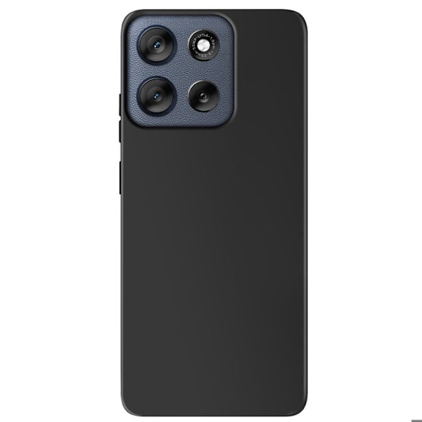 Silikone Blød Mat Sort Etui til Motorola Moto G86