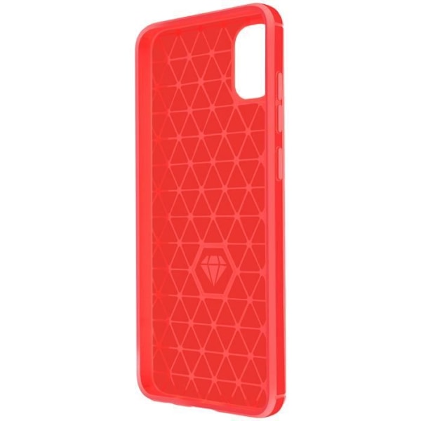 Cover til Samsung Galaxy A05 Flexible Carbon Effect Classic Carb Red Röd