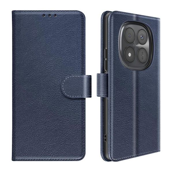 Xiaomi Redmi Note 15 Pro Plus 5G Chesterfield Wallet Case Stand Blå Blå