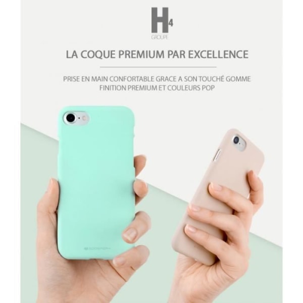 Coque - JAYM - iPhone 7 / 8 / SE 2020 - Rose - Fleksibel - Blød berøring Rosa