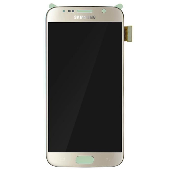 Original Komplet LCD Skærm Erstatning Samsung Galaxy S6 - Guld