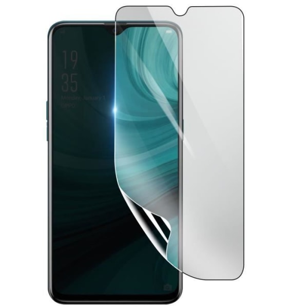 Näytönsuoja - 3MK - Oppo AX7 - Iskunkestävä Hydrogeeli - Läpinäkyvä - Naarmuuntumaton Transparent