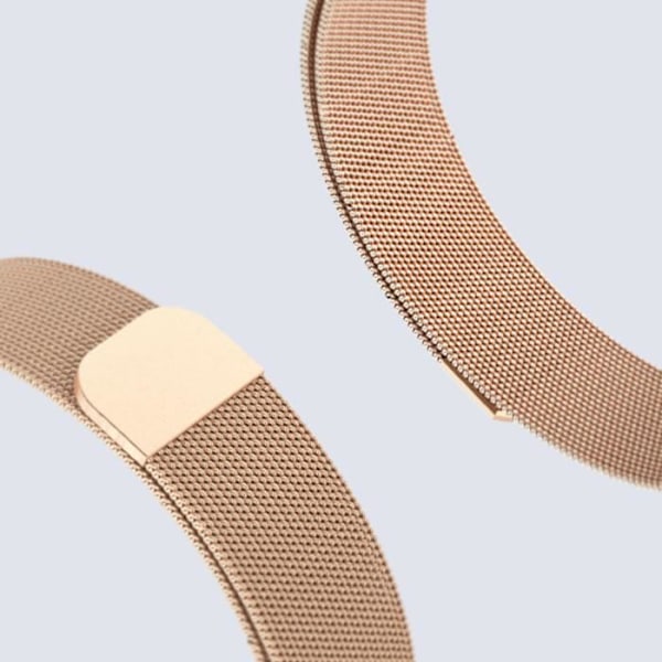 Armbånd til Google Pixel Watch - AVIZAR - Magnetisk Milanese - Rustfrit Stål - Roséguld - Unisex Rose guld