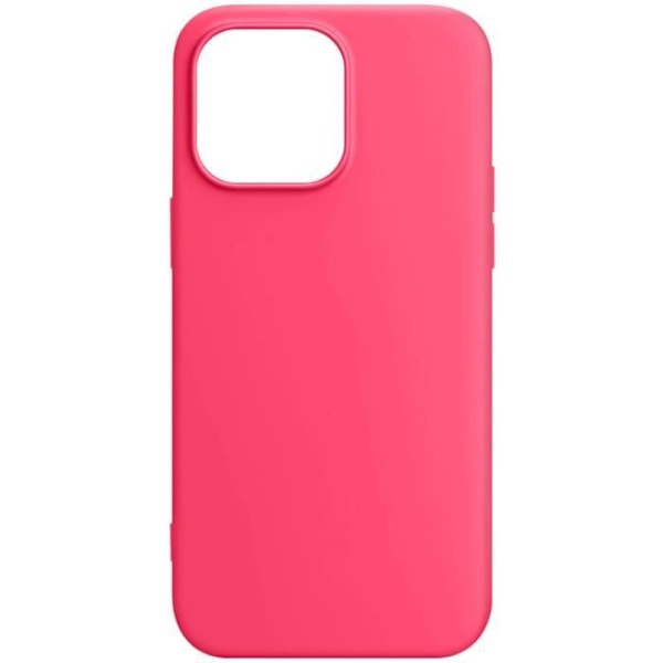 Telefonfodral - Apple - iPhone 15 Pro Max - Premium Silikon - Fuchsia - Matt Soft Touch Rosa