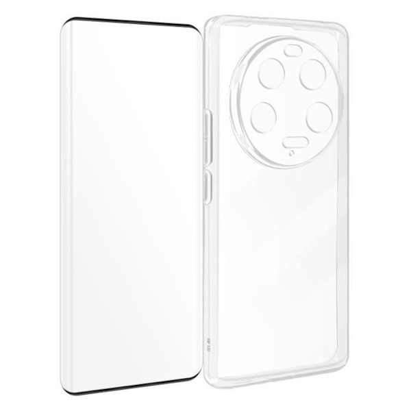 Kotelo Xiaomi 13 Ultralle - AVIZAR - Curved Edge - 360° Full Protection Pack Svart
