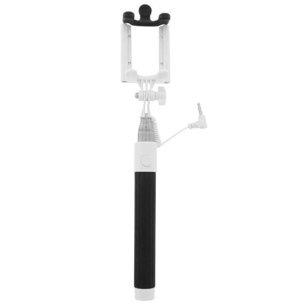 Selfiestick med 3,5 mm jackkontakt + avtryckare