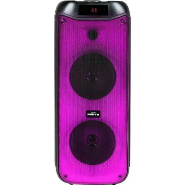 Bluetooth®-kaiutin valotehosteilla PARTY Koko L Musta Bigben Svart