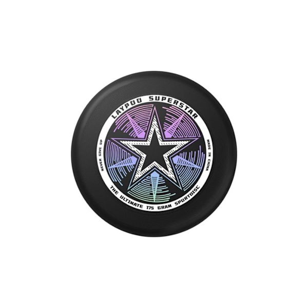 Aerodynamisk frisbee "Ultimate" 175g Svart
