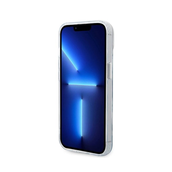 iPhone 15 Kuori Karl ja Choupette Printti MagSafe Yhteensopiva Karl Lagerfeld Läpinäkyvä Vit