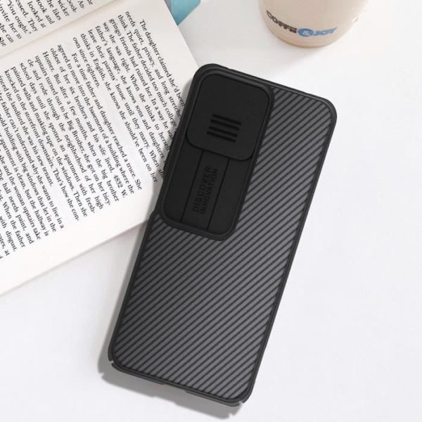 Beskyttelsesetui - Nillkin - CamShield Pro - Xiaomi Mi 11 Lite - Sort - Skydelukket til kamera Svart