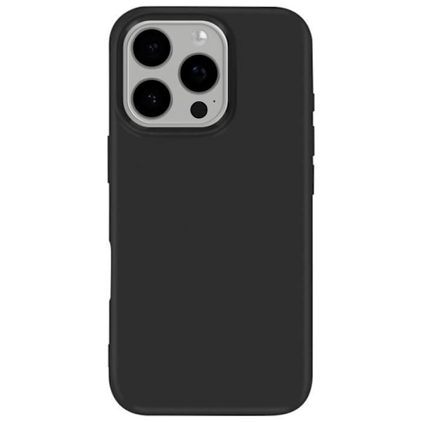 Coque til iPhone 16 Pro Silikone Blødt Tynd Belægning Mayaxess Sort Svart