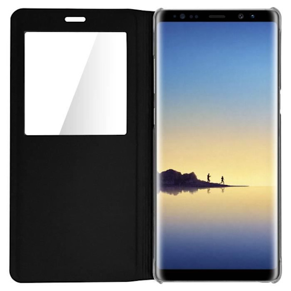 Etui - Samsung - Galaxy Note 8 - Ultra-tynd - Fuld beskyttelse - Visningsvindue Svart