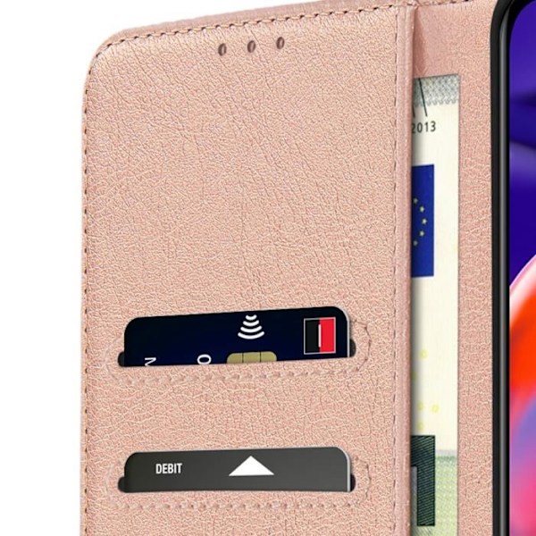Xiaomi Redmi Note 11 Pro Plus Fodral - AVIZAR - Flip Wallet Video Support - Röd Röd