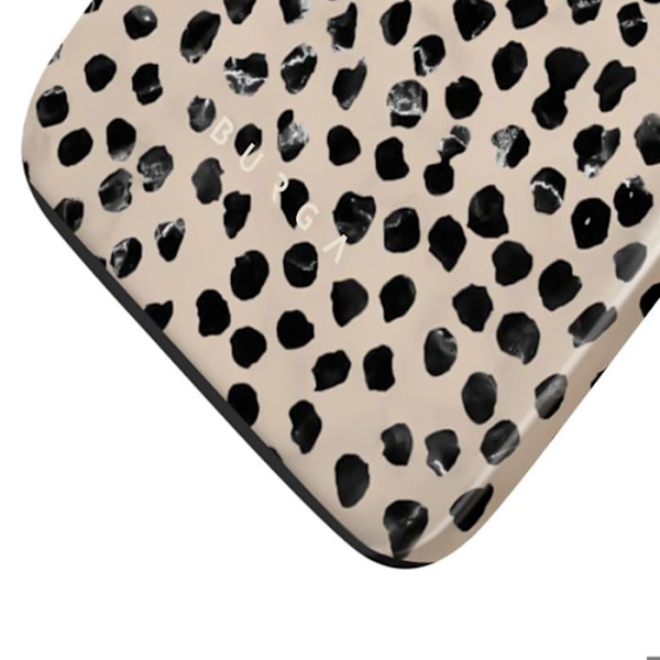 Coque MagSafe för iPhone 15 Plus Elegant Mönster Almond Latte Burga Beige Beige