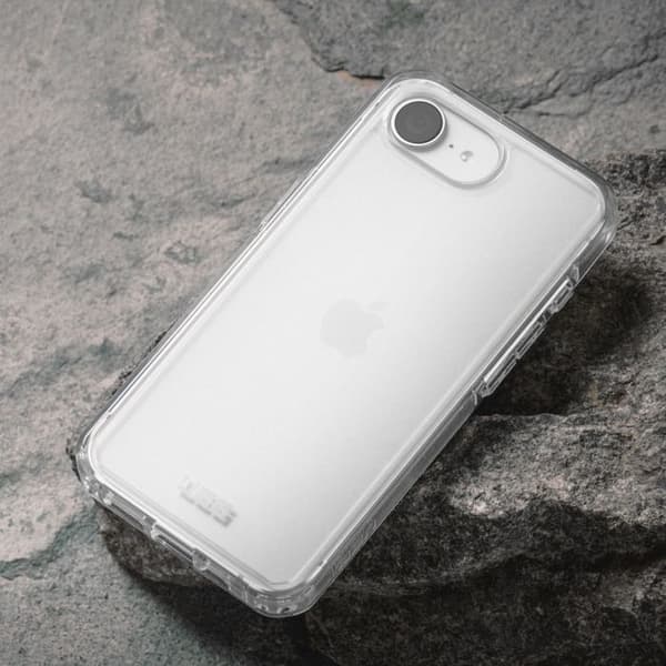 Coque - iPhone 16e - Stötsäkerhet 4.8m - Förstärkta hörn - Transparent baksida Vit