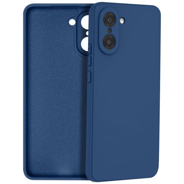 Silicone-skal - AVIZAR - OnePlus Nord CE5 - Soft-Touch - Halkskydd - Blå Blå