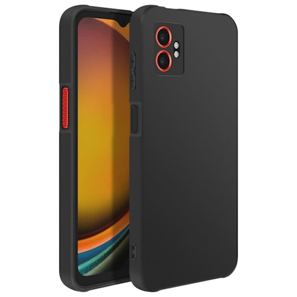 Coque til Samsung Galaxy Xcover 7 Pro Silikone Blød Mat Sort Svart