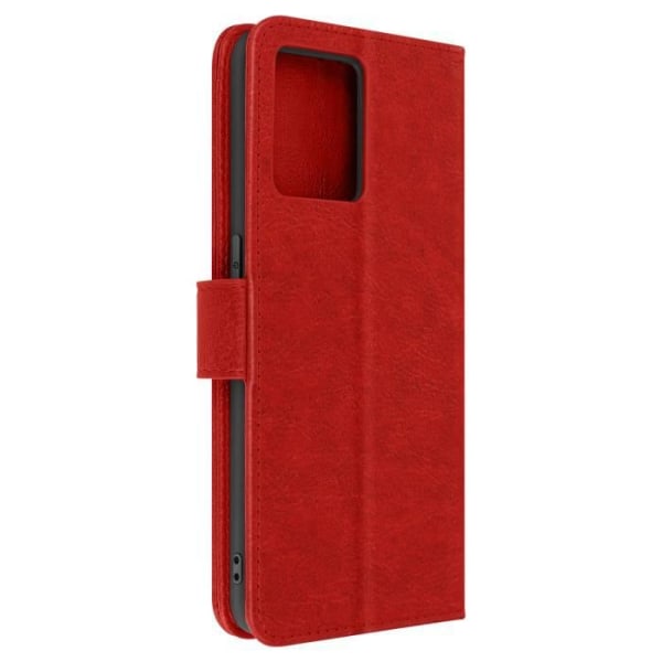 Oppo Reno 7 Case Flip Wallet Function Video Support Red