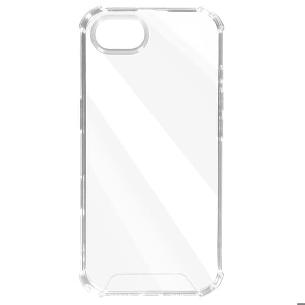 Coque til iPhone 16e Silikone Stødabsorberende Forstærkede Hjørner Akashi Gennemsigtig Vit