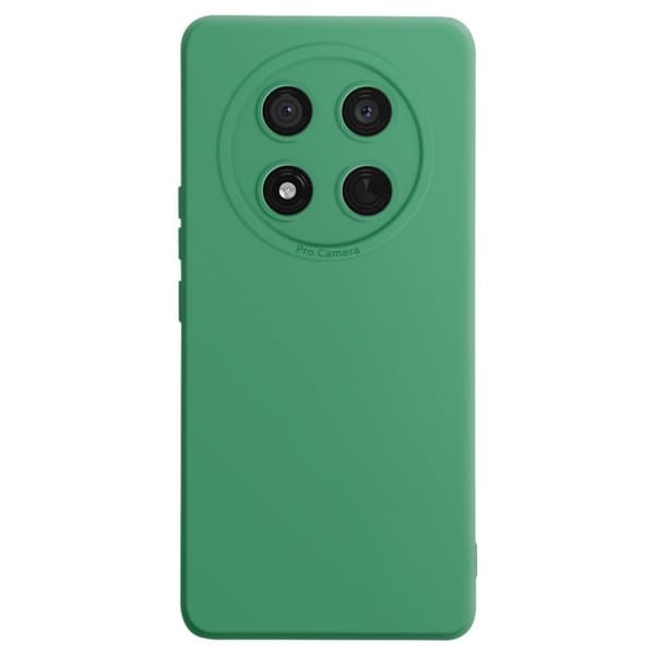 Coque - Honor - Magic 7 Lite - Silikonmaterial - Repellerande - Skyddad Kamerablokk Grön