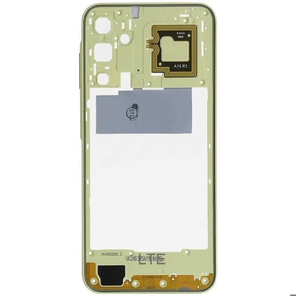 Erstatningscentralchassis til Galaxy A15 4G Service Pack Samsung Limegrøn Grön