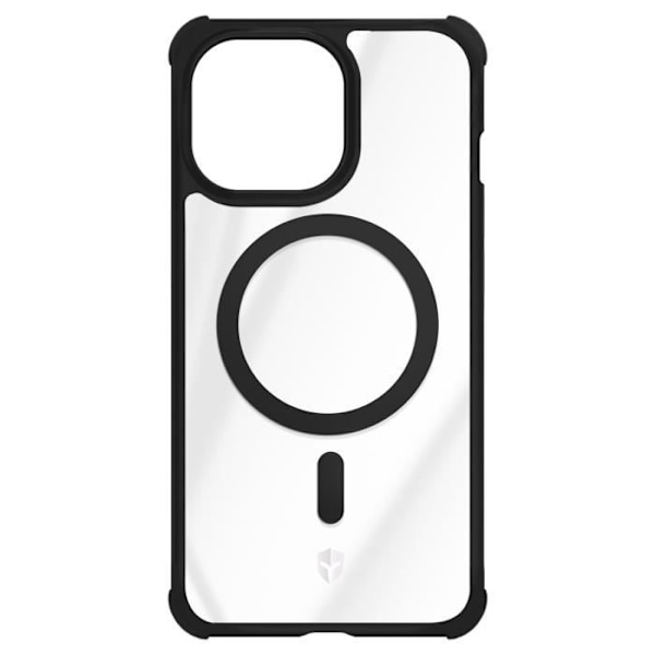 MagSafe kotelo iPhone 15 Pro Maxille - FORCE CASE - 3 metrin pudotussuoja - Mattapinta - Musta Svart