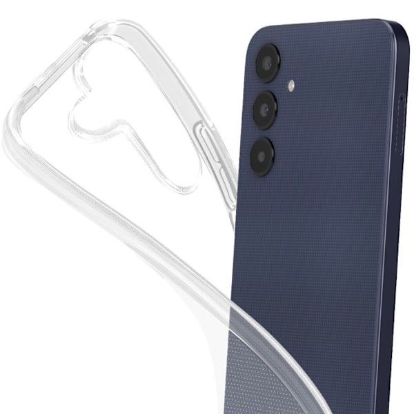 Pehmeä silikonikotelo Samsung Galaxy A25 Mayaxess Transparent -puhelimelle Transparent