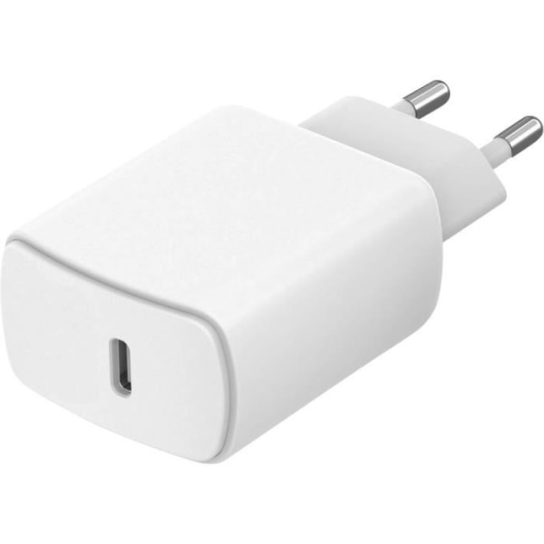 JUST GREEN - Kotilaturi - Kierrätettävä - USB-C PD - 25W - Virransyöttö - Valkoinen