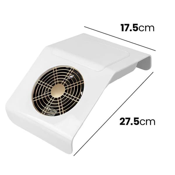 Dammsugare för naglar 48W LED + UV med intelligent sensor vit Vit
