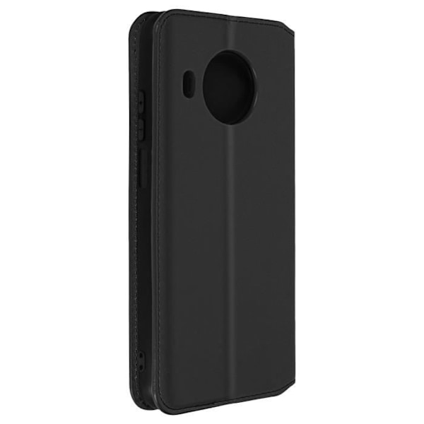 Nokia X10 och X20 Flip Wallet Fodral Video Support Funktion Svart Svart Svart