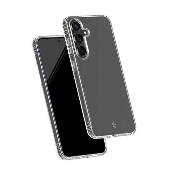 Cover til Galaxy S25 FE Stødabsorberende 3m med Hævede Kanter Force Case Transparent Vit
