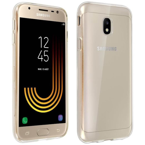 Coque - AVIZAR - Galaxy J3 2017 - Silikon gel - Ultra-tunn - Transparent Transparent