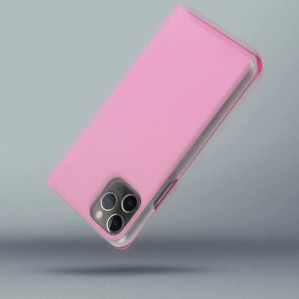 iPhone 11 Pro Max Fodral - AVIZAR - Folio Etui - Rosa - Hårdt Cover - Heltäckande Skydd Rosa