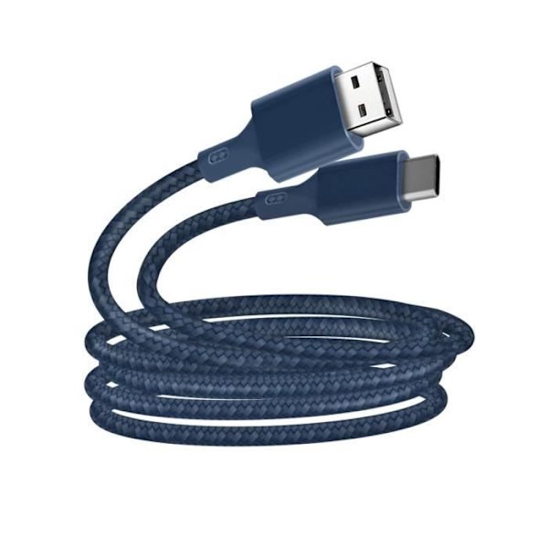 Ekologinen USB-USB-C-kaapeli 3A Intensity 2m Kierrätettävä Just Vihreä kuninkaallinen