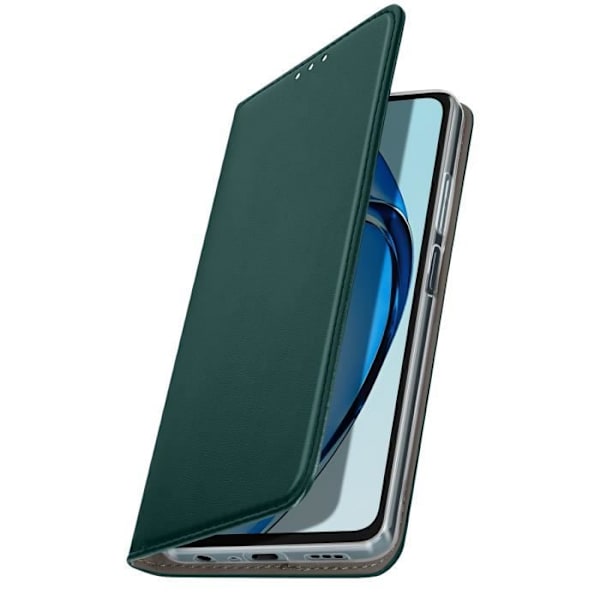 Etui til Oppo A60 Klap Kortholder Magnetisk Mørkegrøn Grön