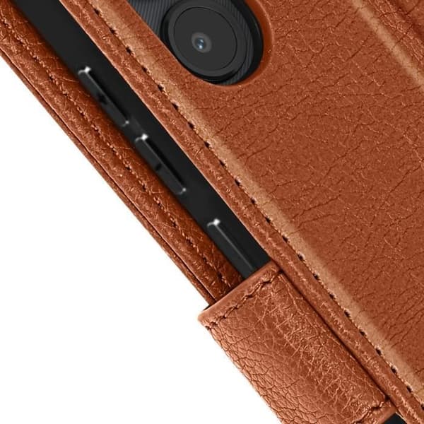 Fodral för iPhone 6 Plus och 6S Plus - AVIZAR - Plånbok och videostöd - Brun brun