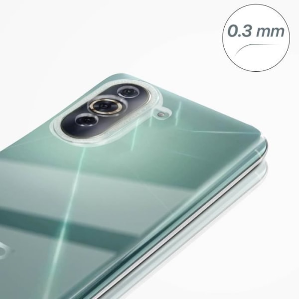 Fodral Huawei Nova 10 Silikongel Mjuk Flexibel Tunn 0,3 mm Transparent Gennemsigtig