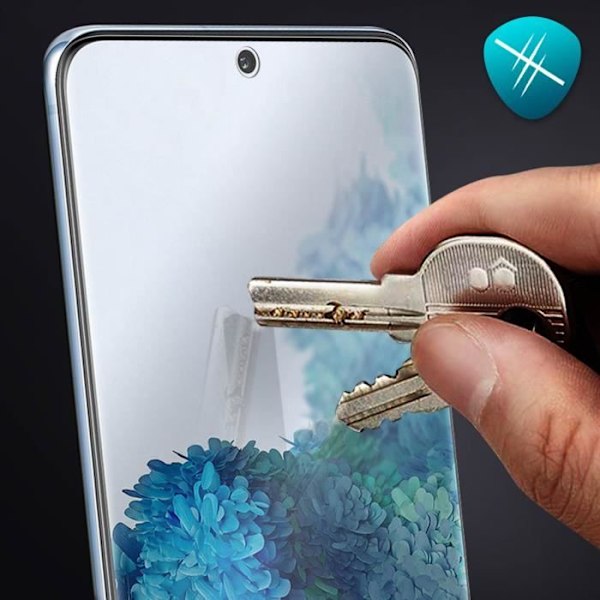 Skyddsfilm - AVIZAR - Samsung Galaxy S20 - Ultra-flexibelt plast - Repfria - 0.1mm