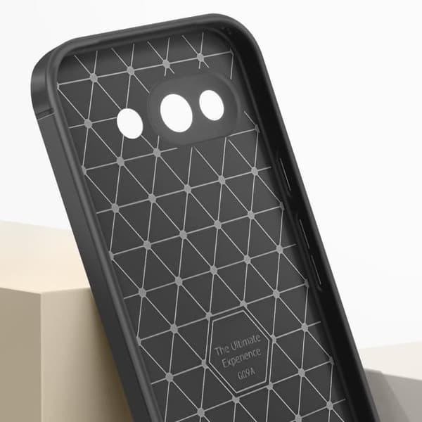 Coque - Google - Pixel 9a - Silikoni - Iskunkestävä - Liukumaton Musta Svart