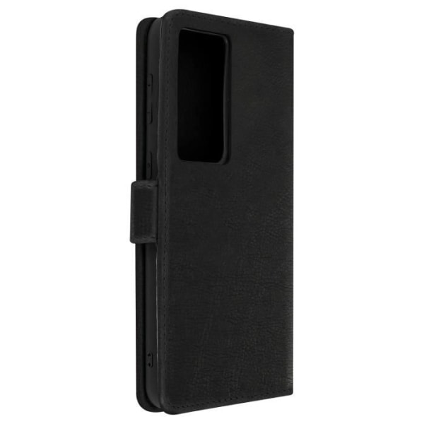 Etui för Samsung Galaxy S21 Ultra - Chersterfield - Svart - Semi-hård - Magnetisk - Videostöd Svart