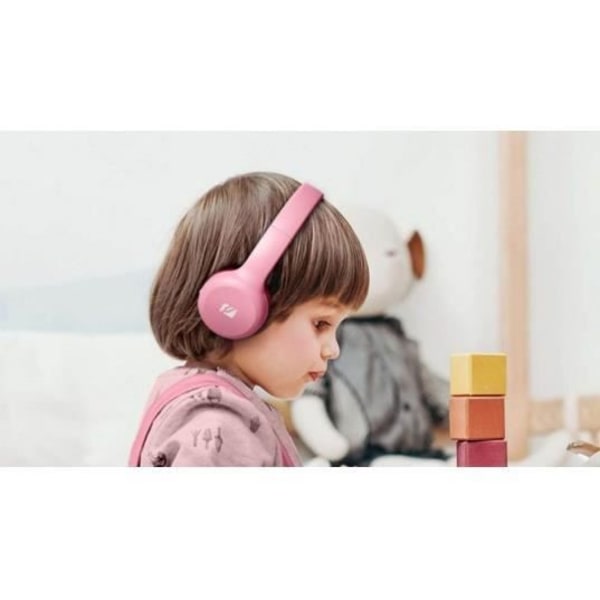 Trådløse hovedtelefoner - MUSE - M-215 BTP - Batterilevetid 13 timer - Bluetooth 5.0 - Lyserød
