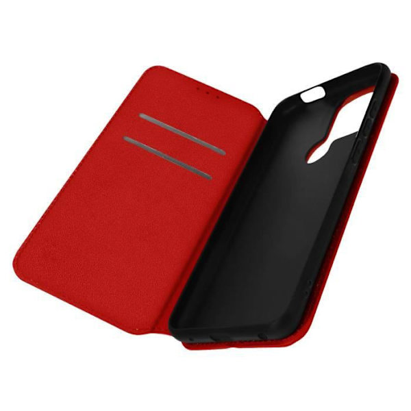 Xiaomi Redmi A1 2022 etui - AVIZAR - Pungcover - Rød - Stiv - Syntetisk - Blandet Röd