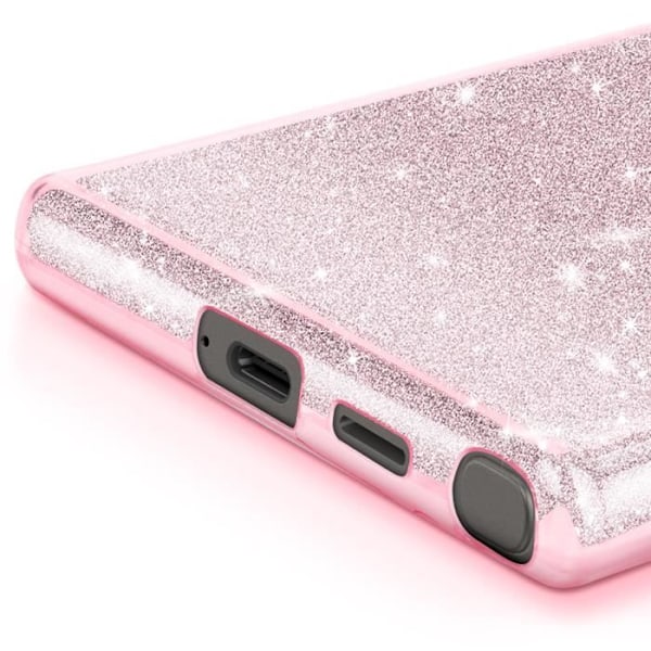 Coque Paillette til Samsung Galaxy S24 Ultra Ultra tynd Silikone Rosa Rosa