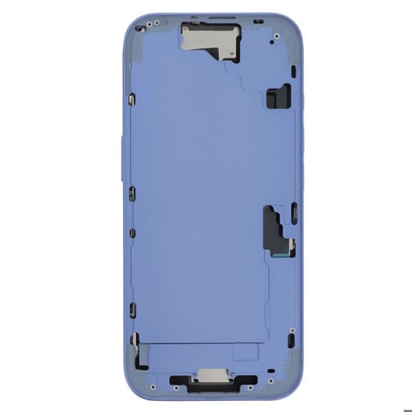 Centralt chassi för iPhone 16, exakt och säker passform, blå Blå
