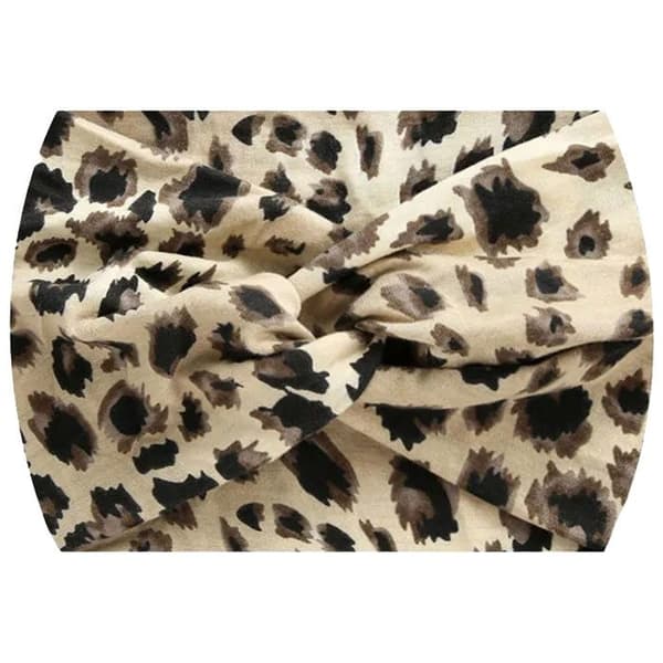 Bandeau - AVIZAR - Leopard Chic - Blødt Bomuld - Beige - Til Kvinder beige