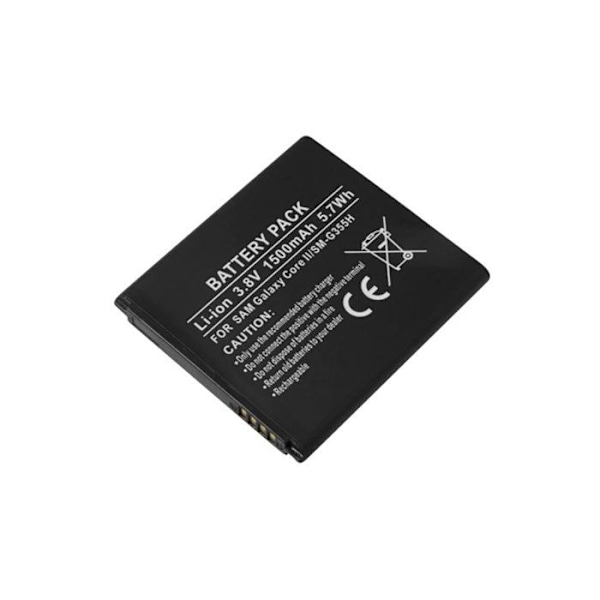 Batteri Li-ion 3.8V 1500mAh kompatibel med Galaxy Core 2 og SM-G355H