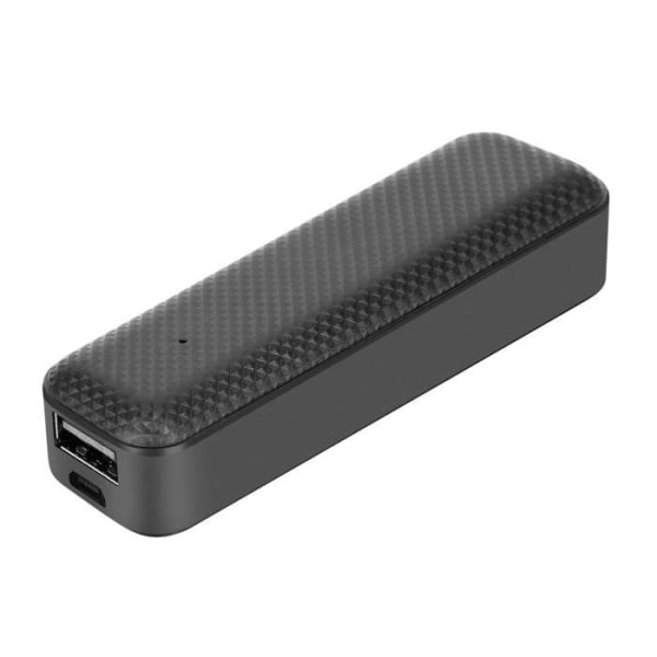 Backupbatteri 2600mAh USB microUSB-kabel ingår Setty Black